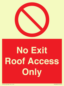 PA10068: No Exit Roof Access Only