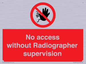 PA10641: No access without Radiographer supervision