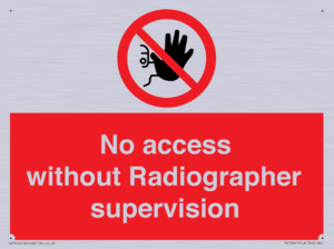 PA10641: No access without Radiographer supervision