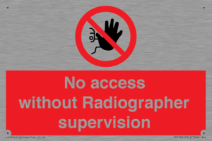 PA10641: No access without Radiographer supervision
