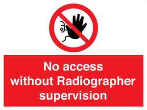 PA10641: No access without Radiographer supervision