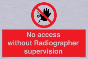 PA10641: No access without Radiographer supervision