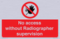 PA10641: No access without Radiographer supervision
