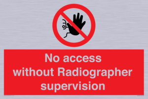 PA10641: No access without Radiographer supervision