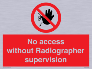 PA10641: No access without Radiographer supervision