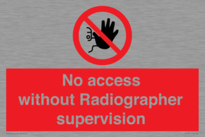 PA10641: No access without Radiographer supervision
