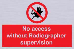 PA10641: No access without Radiographer supervision
