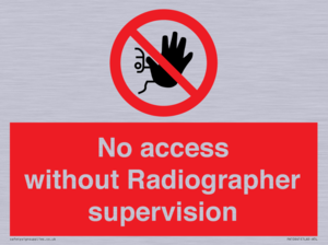 PA10641: No access without Radiographer supervision