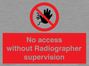 PA10641: No access without Radiographer supervision