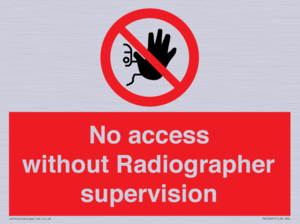 PA10641: No access without Radiographer supervision