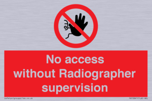 PA10641: No access without Radiographer supervision