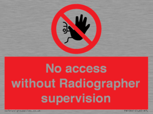 PA10641: No access without Radiographer supervision