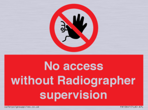 PA10641: No access without Radiographer supervision