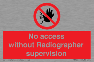 PA10641: No access without Radiographer supervision