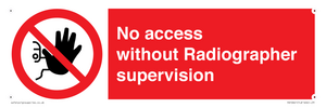 PA10641: No access without Radiographer supervision