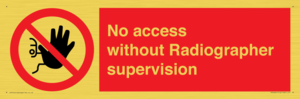 PA10641: No access without Radiographer supervision