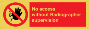 PA10641: No access without Radiographer supervision
