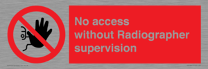 PA10641: No access without Radiographer supervision
