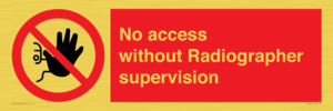 PA10641: No access without Radiographer supervision