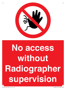 PA10641: No access without Radiographer supervision
