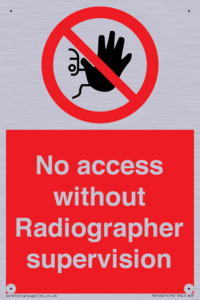 PA10641: No access without Radiographer supervision