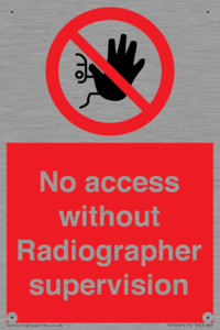 PA10641: No access without Radiographer supervision