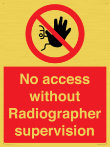 PA10641: No access without Radiographer supervision