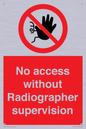 PA10641: No access without Radiographer supervision