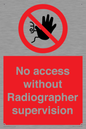 PA10641: No access without Radiographer supervision