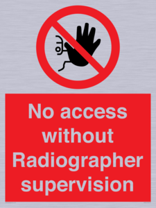 PA10641: No access without Radiographer supervision