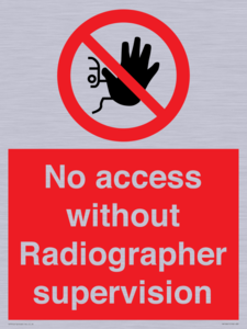 PA10641: No access without Radiographer supervision