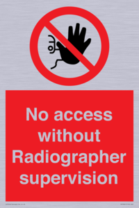 PA10641: No access without Radiographer supervision