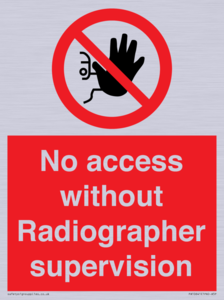 PA10641: No access without Radiographer supervision