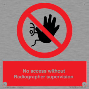 PA10641: No access without Radiographer supervision