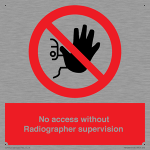 PA10641: No access without Radiographer supervision