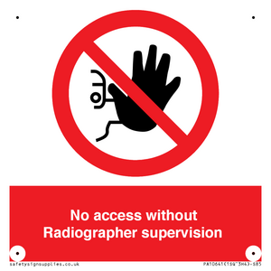 PA10641: No access without Radiographer supervision