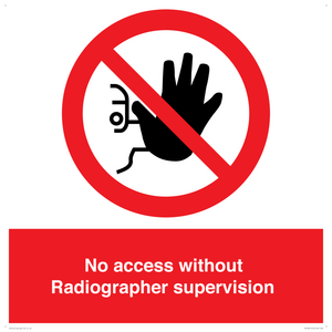 PA10641: No access without Radiographer supervision
