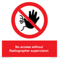 PA10641: No access without Radiographer supervision