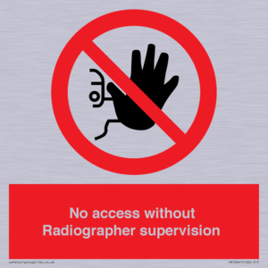 PA10641: No access without Radiographer supervision