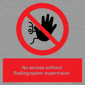 PA10641: No access without Radiographer supervision