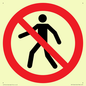 PA11244: P004 Prohibition: No thoroughfare