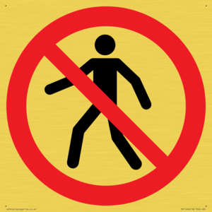 PA11244: P004 Prohibition: No thoroughfare
