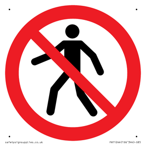 PA11244: P004 Prohibition: No thoroughfare