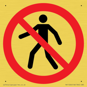 PA11244: P004 Prohibition: No thoroughfare