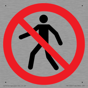 PA11244: P004 Prohibition: No thoroughfare