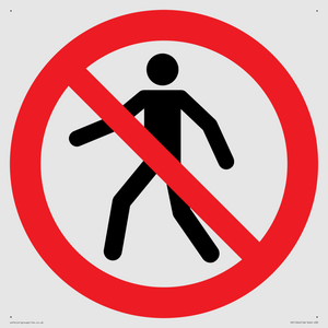 PA11244: P004 Prohibition: No thoroughfare