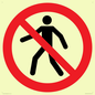 PA11244: P004 Prohibition: No thoroughfare