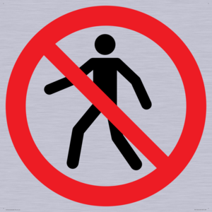 PA11244: P004 Prohibition: No thoroughfare