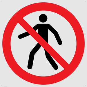 PA11244: P004 Prohibition: No thoroughfare