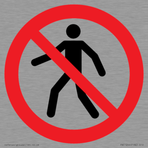 PA11244: P004 Prohibition: No thoroughfare
